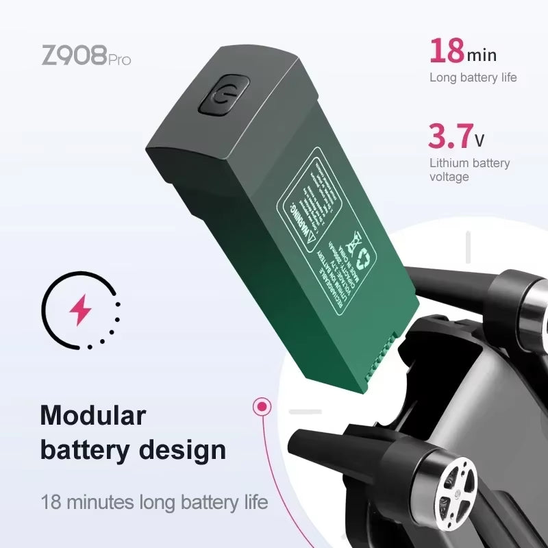 Original Z908 Pro /MAX 8K Drone ESC Professional 4K Dron Optical Flow Localization 3Sided Obstacle Avoidance Quadcopter Toys